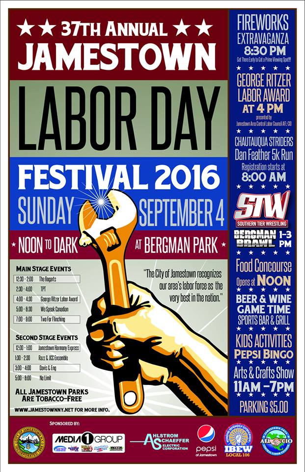 2016 Jamestown Labor Day Festival is Sunday, Sept. 4