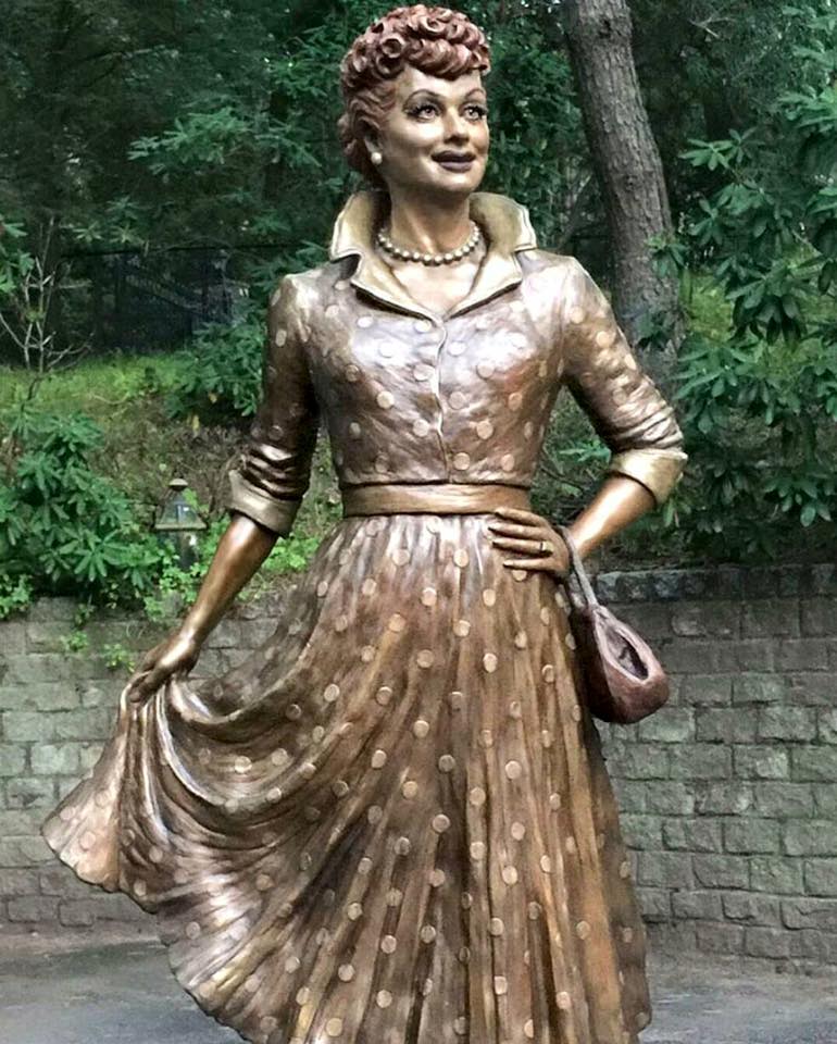 New Lucy Statue Unveiled in Celoron
