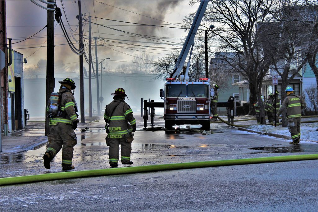 Four Buildings Destroyed in Falconer Fire